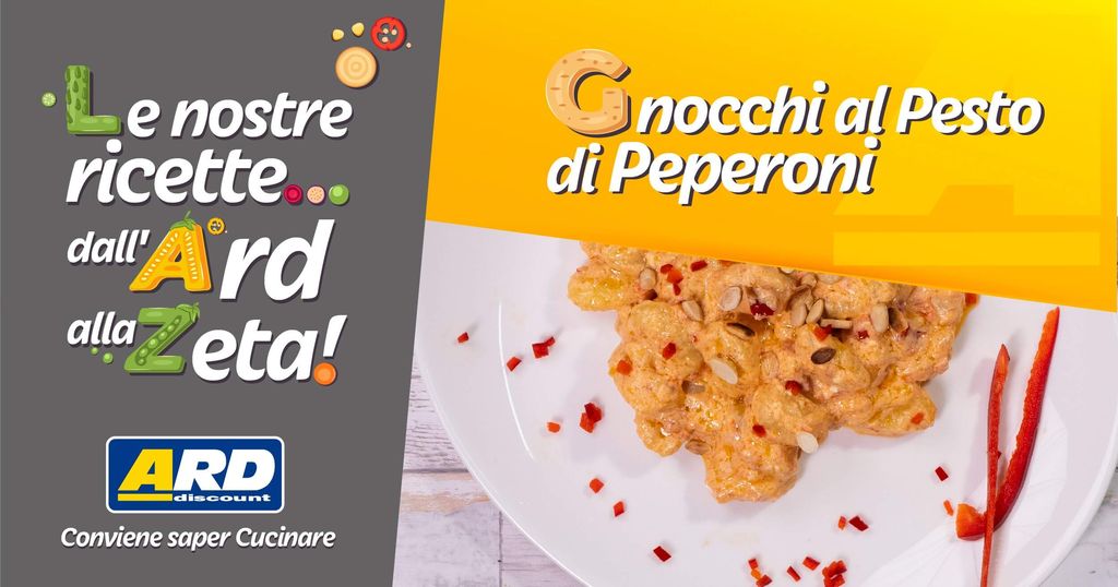 Gnocchi al Pesto di Peperoni